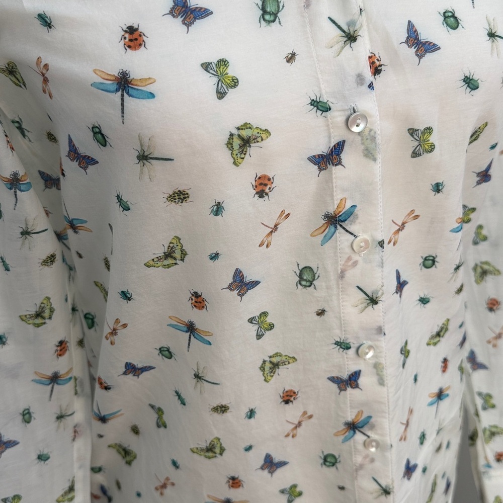 The Kooples Button Down Insect Shirt - Picture 3 of 7